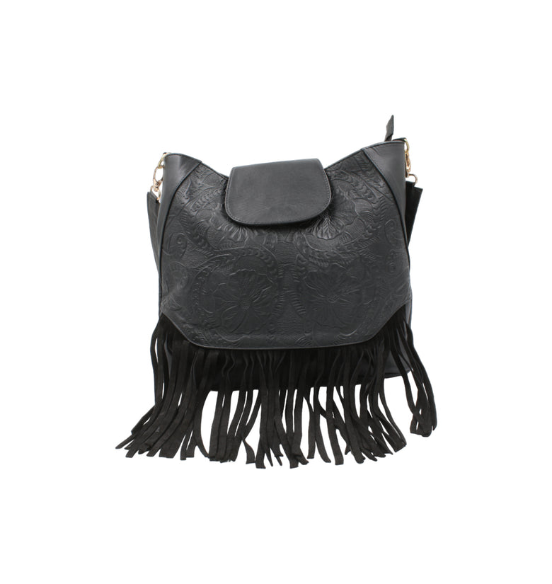 Bolsa con barbas JESSY negro