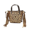 Tote bag Flowers with fur