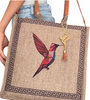 Yute Café Bolsa Maya Colibrí Papiro Fuerte