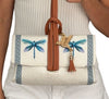 BOLSA MANY Yute Blanco Libélula
