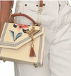 Bolsa Baby Flores Beige